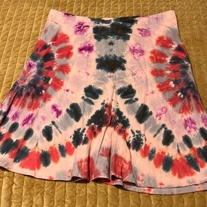 Mossimo Supply Co. Tie-Dye A-Line Skirt - Pink, Purple, Black